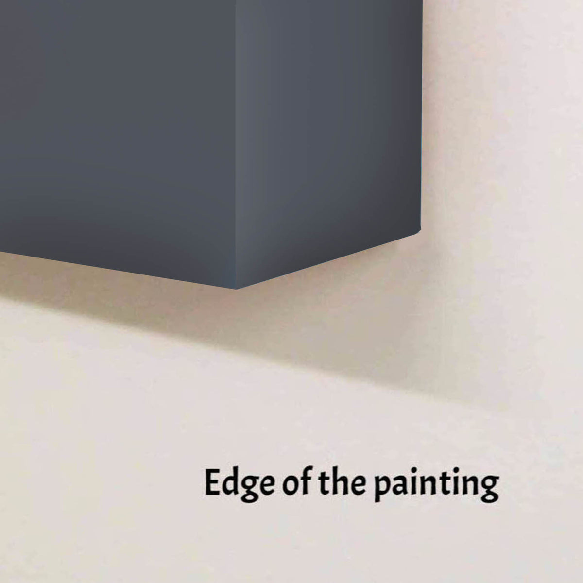 Gray abstract artwork on plain white background