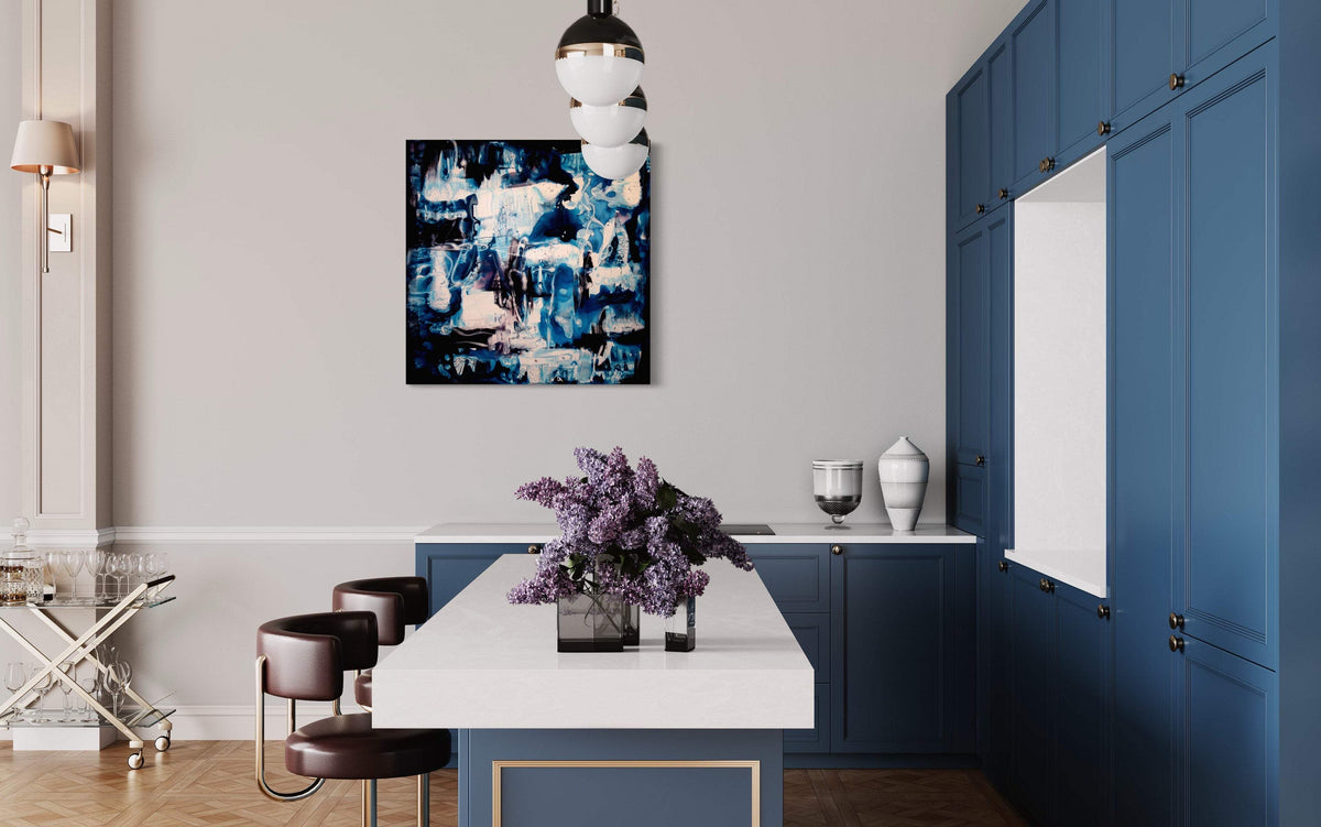 Large abstract art UK for sale by Paresh Nrshinga Taupe art Paresh