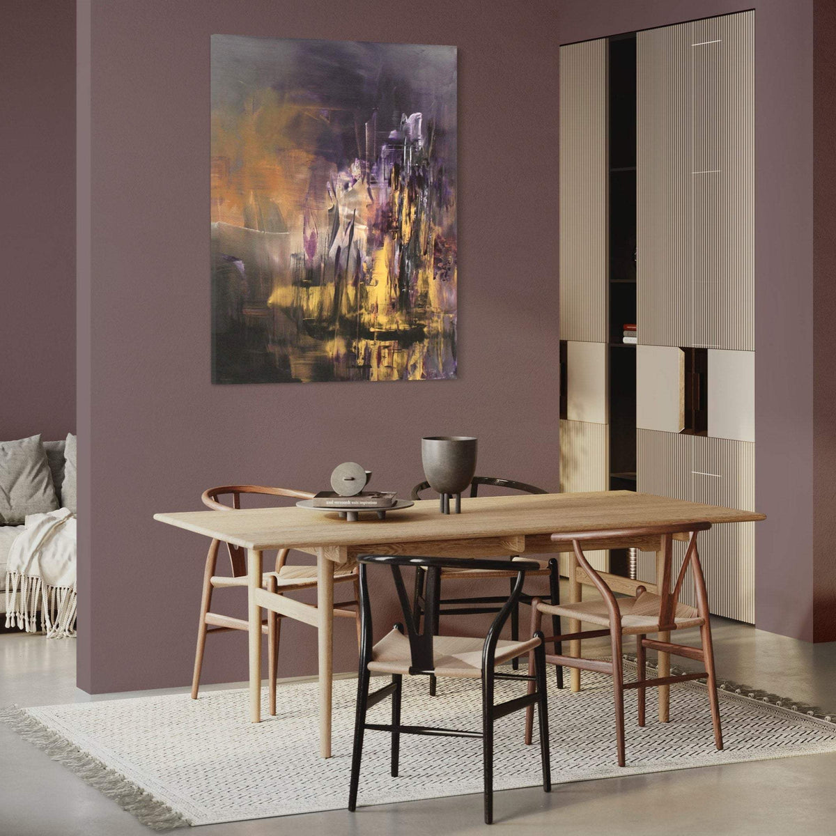 Affordable abstract art Geometric art Abstract Canvas Art Paresh