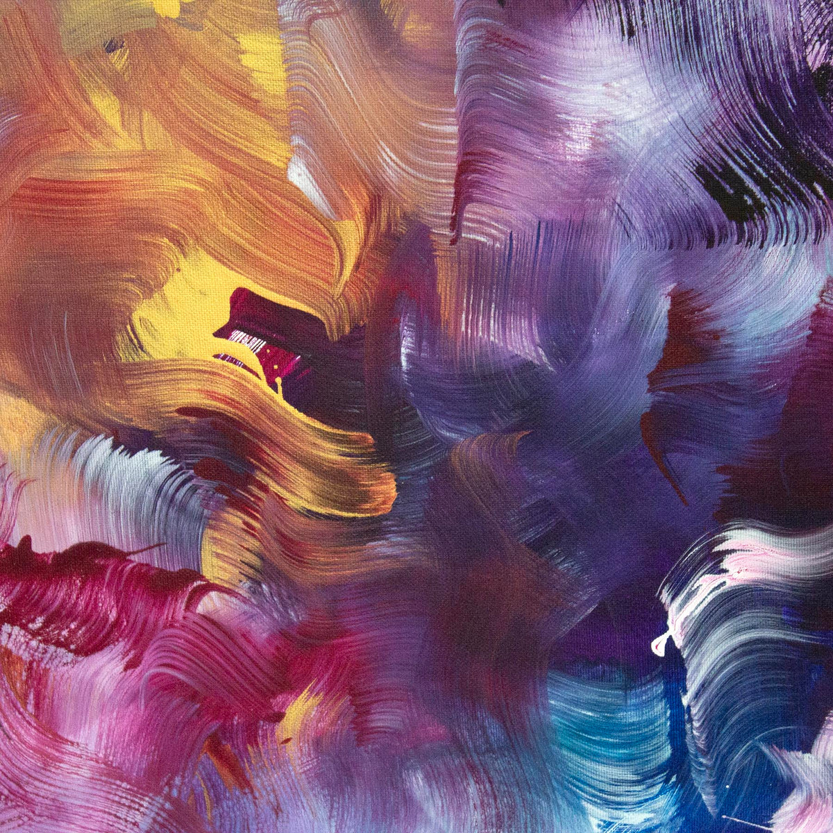 one-of-a-kind large canvas art for collectors and designers for modern homes