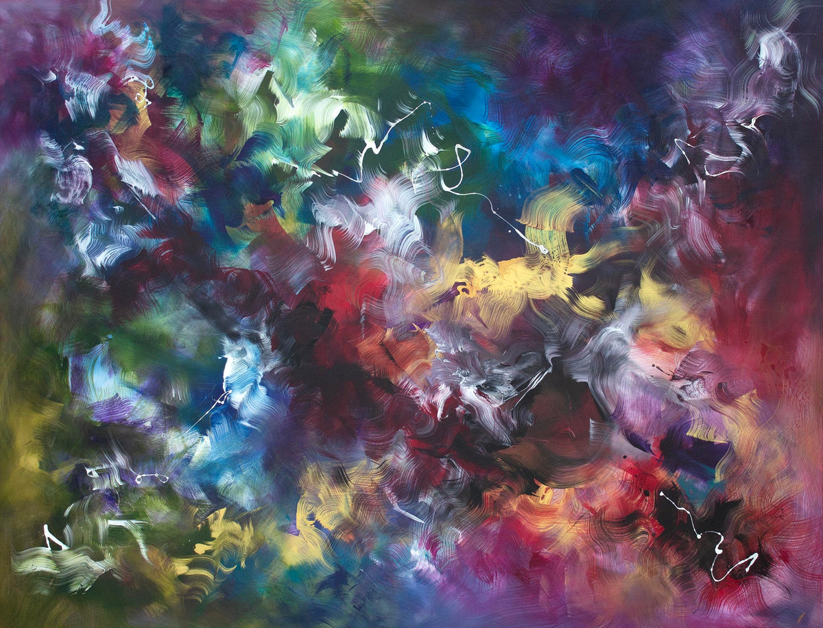 Symphony of Colour by Paresh Nrshinga displayed in a contemporary interior