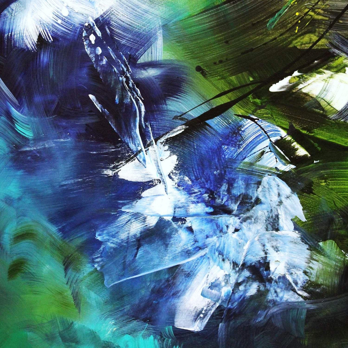 Extra Large Painting | Chasing The Sunshine 44x55" - Paresh Nrshinga Abstract Art