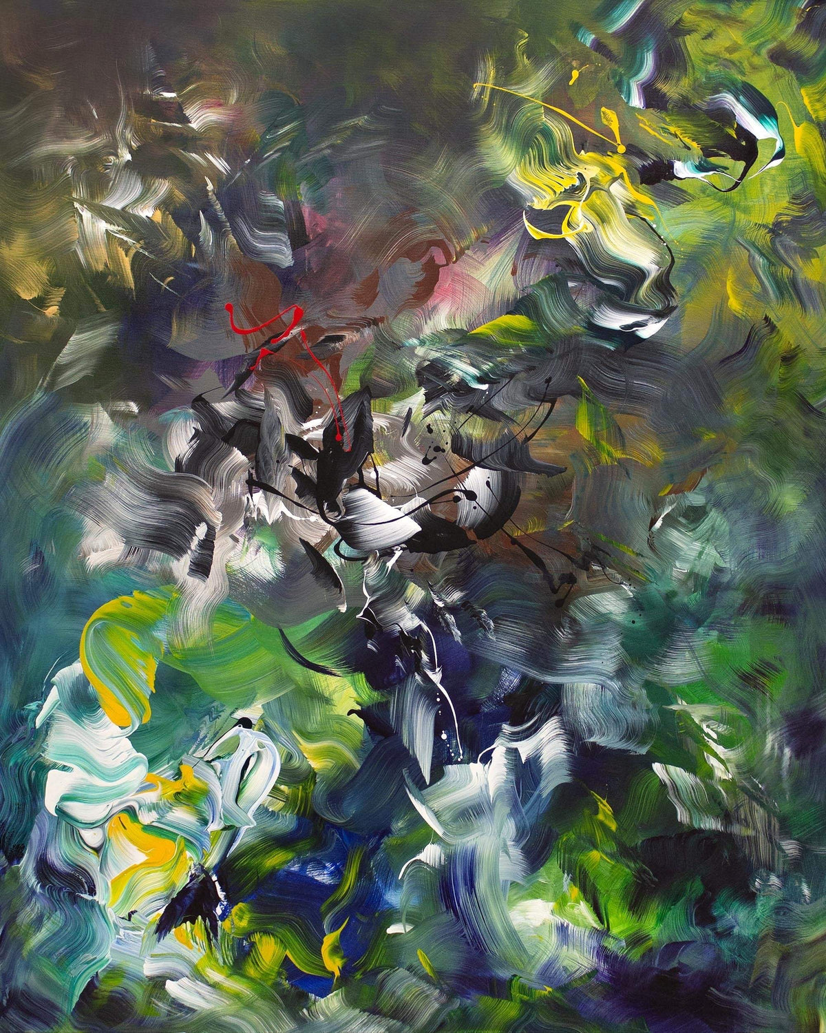Alternate view of Summer Forest I and II by Paresh Nrshinga