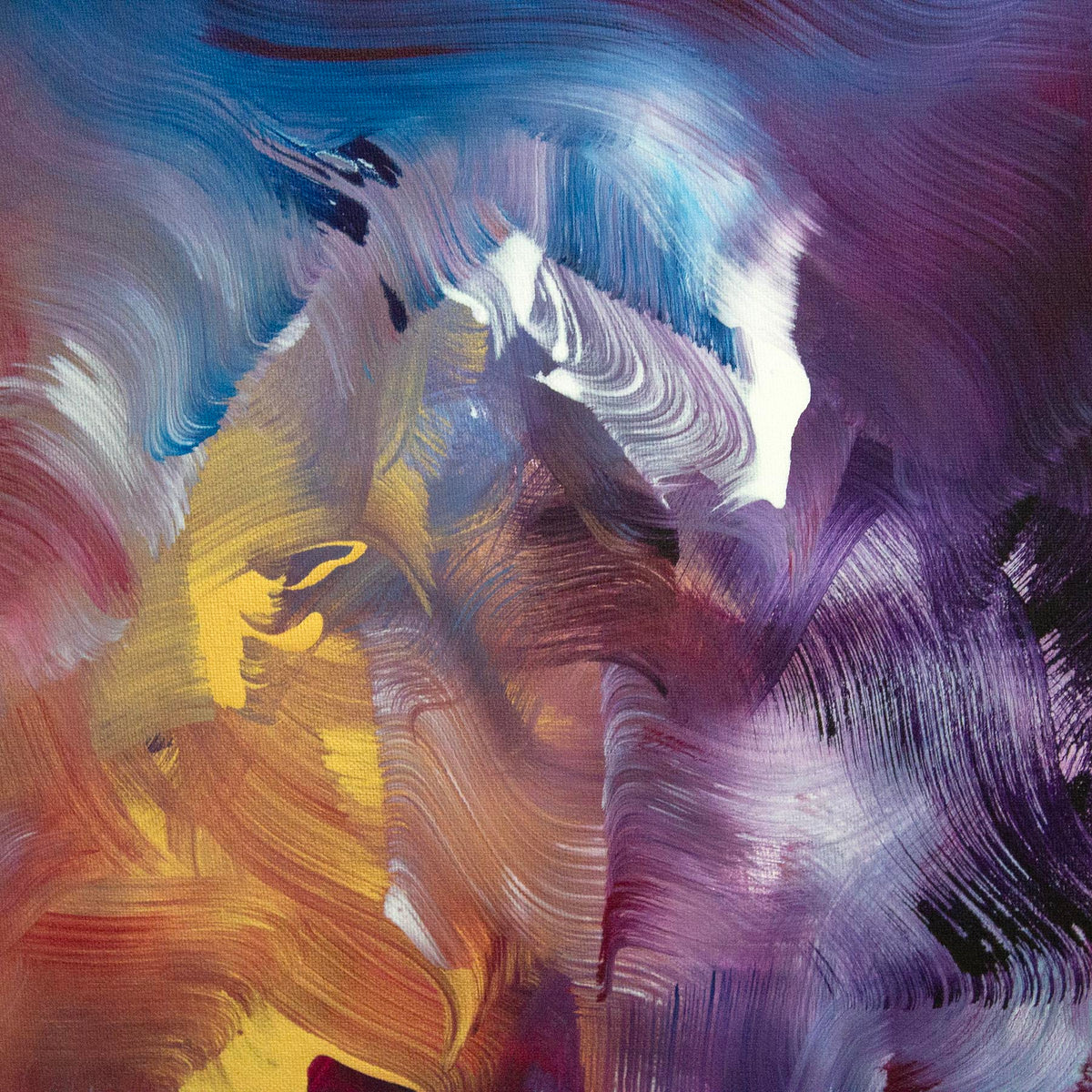 one-of-a-kind large canvas art for collectors and designers