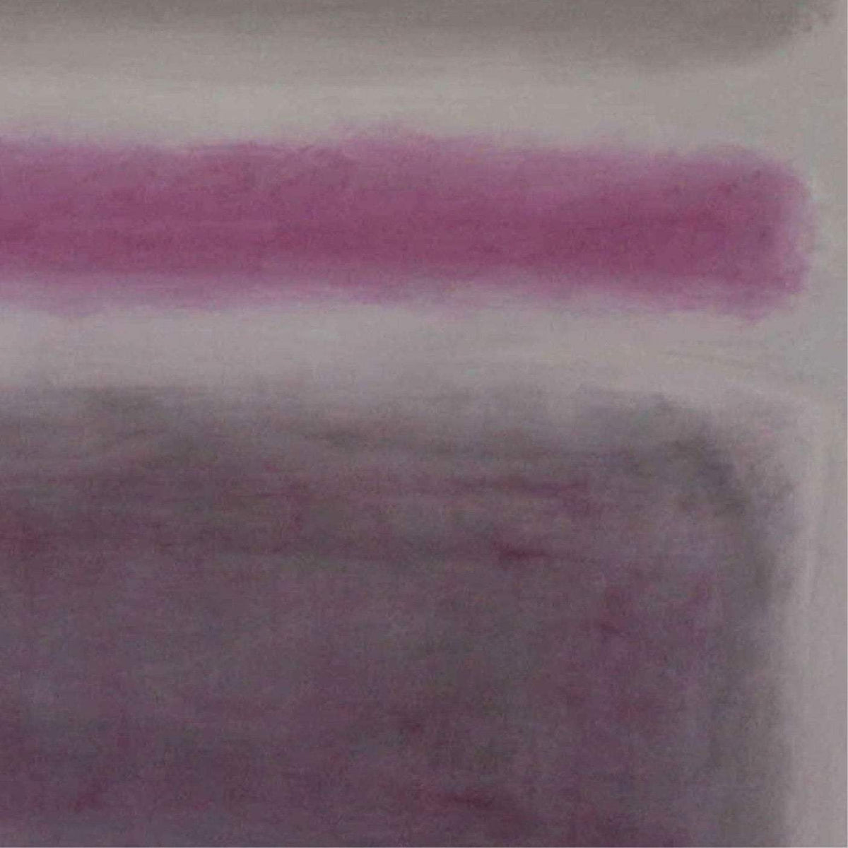 Vibrant abstract artwork depicting horizontal layers of purple and grey hues, creating a serene and contemplative atmosphere.