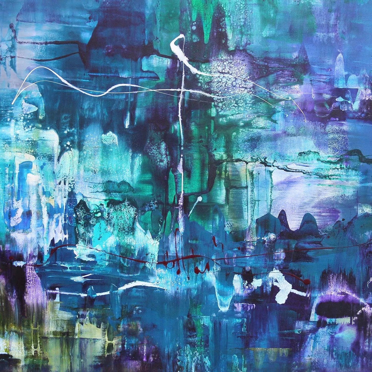 FLUID BOUNDARIES ABSTRACT ART - Paresh Nrshinga Abstract Art