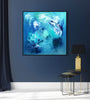 blue abstract art for sale