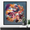 Abstract Canvas Art | Ember Dance 28x28"