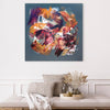 Abstract Canvas Art | Ember Dance 28x28"