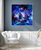 blue abstract art