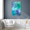 Teal Canvas Art | Whispers of the Tide | 26x40"