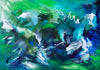 Green Canvas Art | Breath Of The Sea | 28x40"