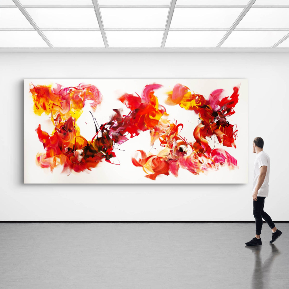 Summer Lights by Paresh Nrshinga displayed in a contemporary interior