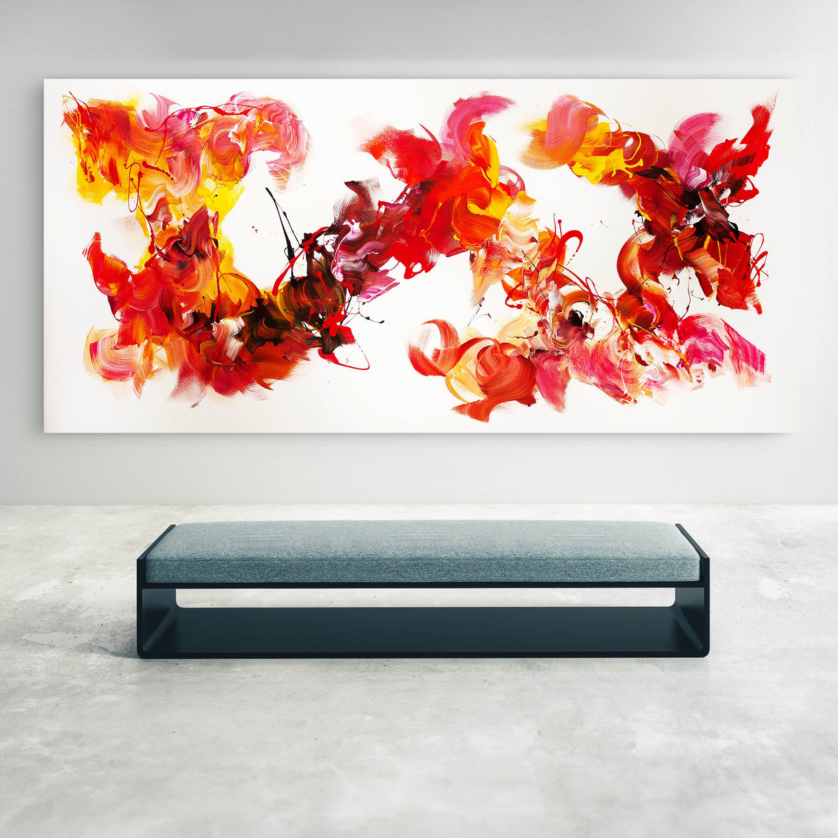 Summer Lights by Paresh Nrshinga displayed in a contemporary interior