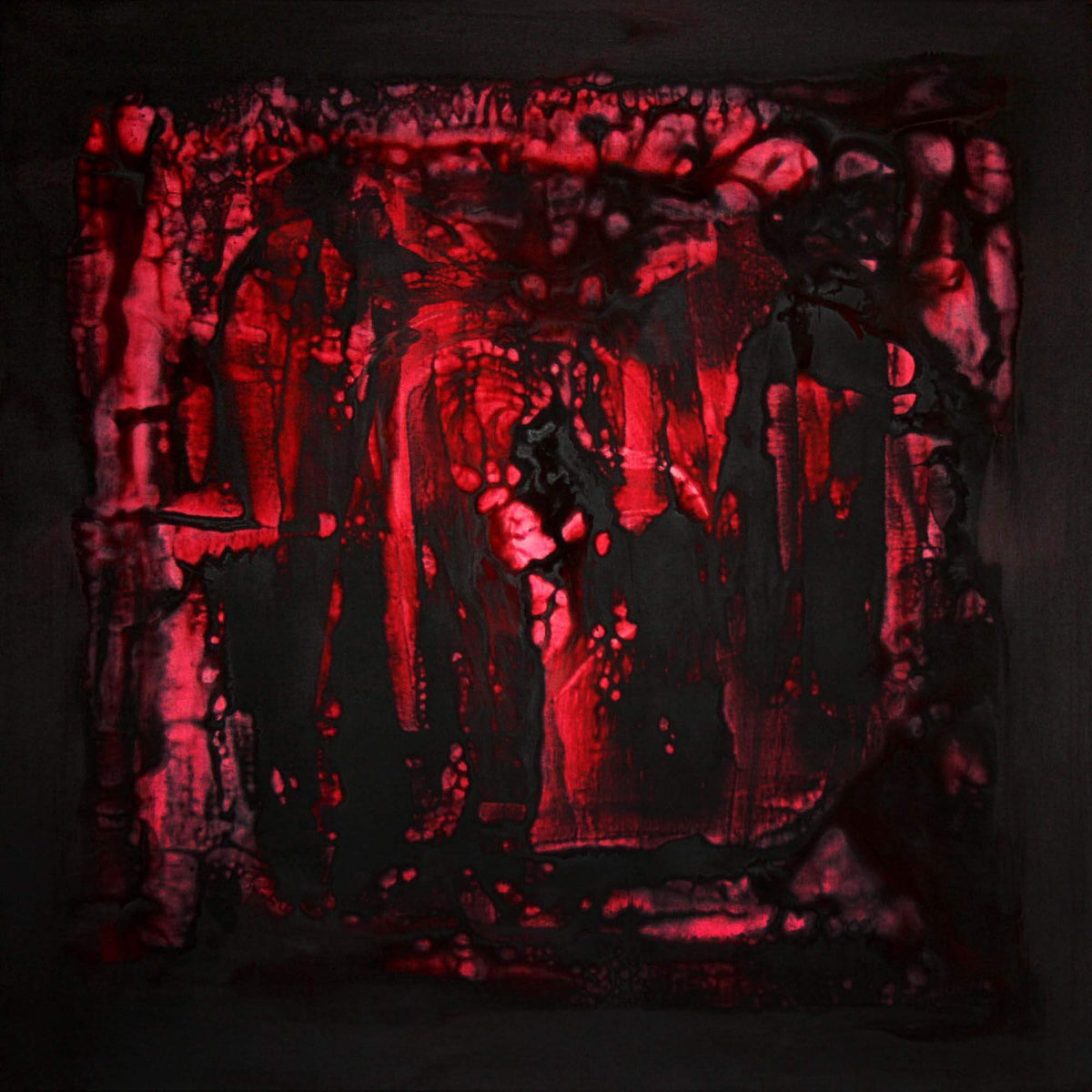 Large abstract art UK for sale by Paresh Nrshinga Red art Paresh