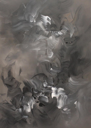 grey canvas art