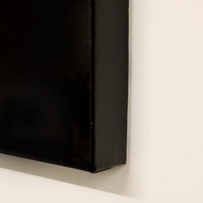 Side edge of an original canvas painting by Paresh Nrshinga