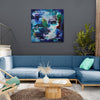 blue canvas art for sale