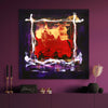 Large Abstract Painting | Libertine 30x30"