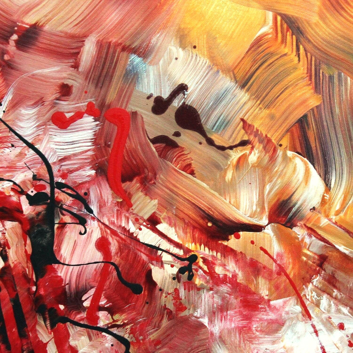 Vibrant Abstract Canvas Art | Enchanted Spring 100x120cm
This captivating abstract artwork features a mesmerizing blend of warm orange, red, and yellow hues, creating a dynamic and expressive visual experience. The bold brushstrokes and vibrant colors evoke a sense of movement and energy, making this piece a stunning addition to any modern or contemporary space.