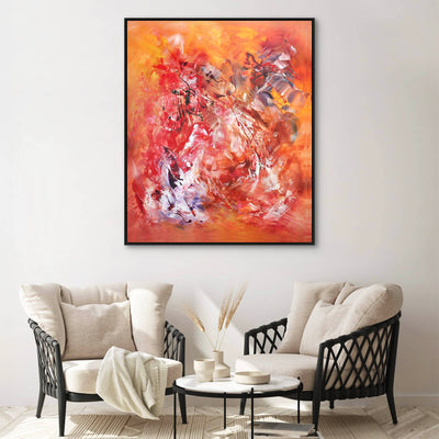 Vibrant Abstract Canvas Art | Enchanted Spring 100x120cm