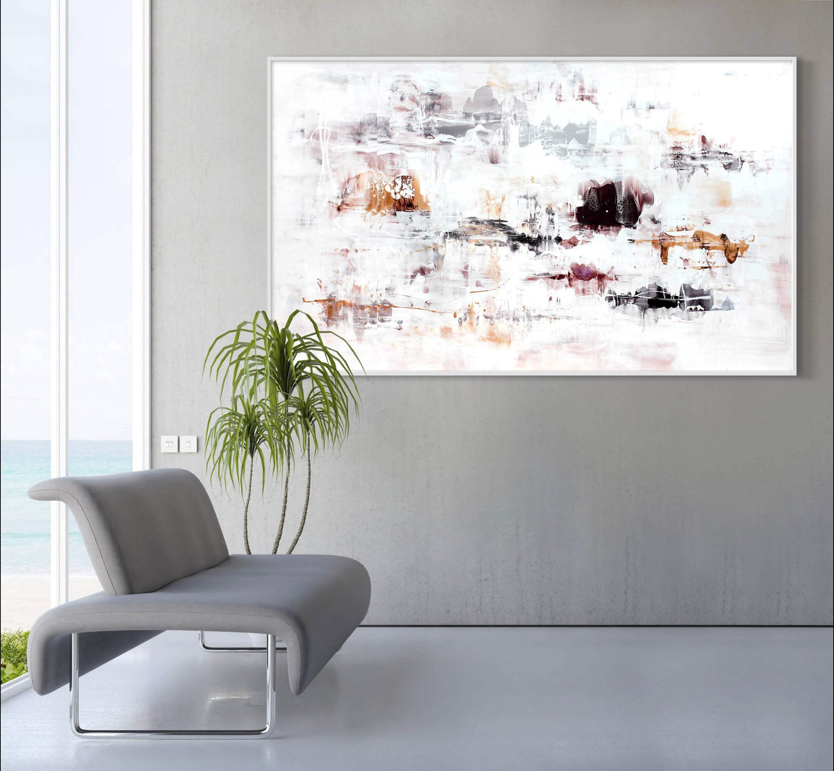 Silver Spring by Paresh Nrshinga displayed in a contemporary interior