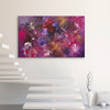Vibrant Purple Abstract Art | Bold Violets and Pinks 30x48" Canvas Painting