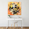 Large Canvas Art | Orange Twist | 40x40"