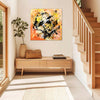 Large Canvas Art | Orange Twist | 40x40"