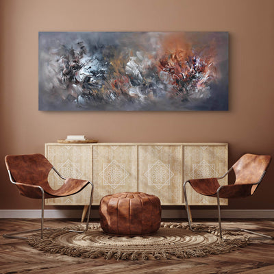Extra Large Art | Find My Peace 30x72” - Paresh Nrshinga Abstract Art