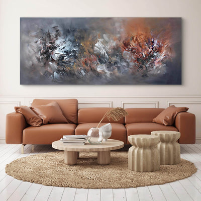 Extra Large Art | Find My Peace 30x72” - Paresh Nrshinga Abstract Art