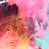 Multicolour Abstract | Joyful 24x72" - Paresh Nrshinga Abstract Art