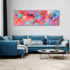 Multicolour Abstract | Joyful 24x72" - Paresh Nrshinga Abstract Art