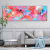 Multicolour Abstract | Joyful 24x72" - Paresh Nrshinga Abstract Art