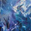 blue canvas art London
