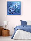 blue canvas art for sale