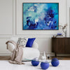 Blue Wall Art | Blue Awakening | 27x36"