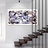 Large Abstract Painting | Whispers Of Silver 32x60"