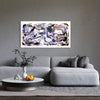 Large Abstract Painting | Whispers Of Silver 32x60"