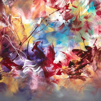 Abstract art Painting | Dreams In Motion | 36x72" - Paresh Nrshinga Abstract Art