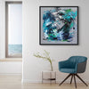 Buy Original abstract paintings for sale UK, looking for great art for your home, paresh nrshinga online art gallery, original painting "Tim less Flow" , art for sale