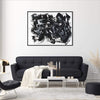 Buy black and white abstract wall art, original abstract paintings for modern homes, large art for living room, abstract art for sale, Eclipsed Dreams 36x48” - Paresh Nrshinga Abstract Art, large paintings