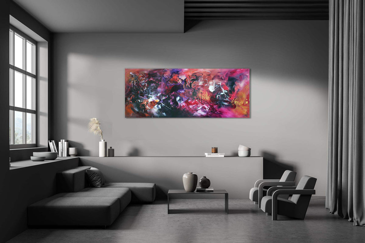 Large Art | Welcome To The World 30x76” - Paresh Nrshinga Abstract Art