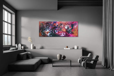 Large Art | Welcome To The World 30x76” - Paresh Nrshinga Abstract Art