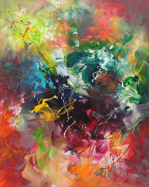 A Touch Of Paradise 44”x55” - Paresh Nrshinga Abstract Art