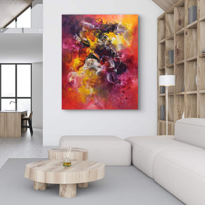 vibrant contemporary artwork for home interior - Paresh Nrshinga Abstract Art