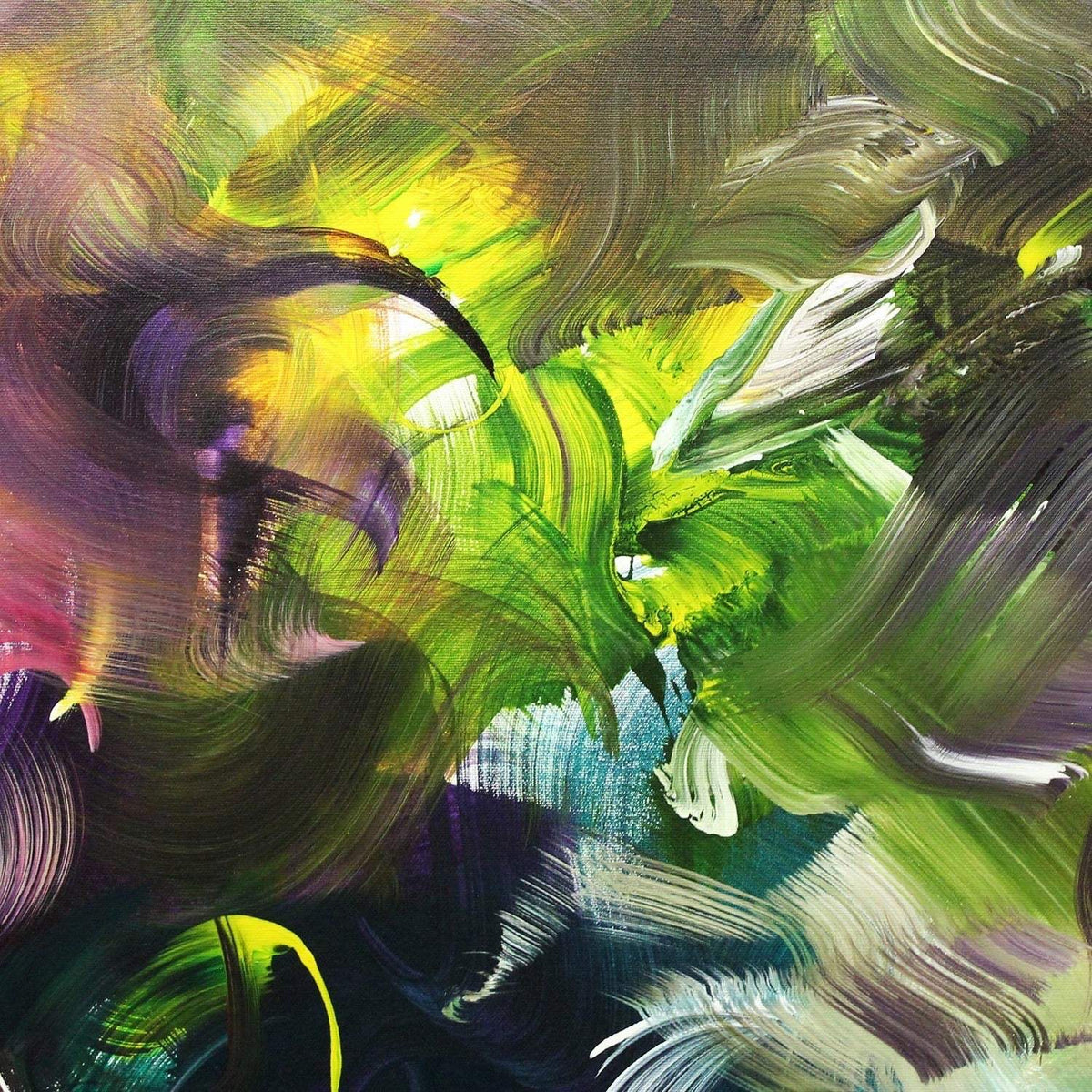 Multicolour Art | Tropical Garden 44x55” - Paresh Nrshinga Abstract Art
