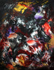 Eternal Note I, original Brown abstract painting by Paresh Nrshinga.