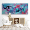 Extra Large Abstract wall Art UK for modern interiors, are you looking for contemporary paintings for your home, buy with confidence, art by Paresh Nrshinga, Dreamcatcher 30”x72” - Paresh Nrshinga Abstract Art