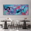 Extra Large Abstract wall Art UK for modern interiors, are you looking for contemporary paintings for your home, buy with confidence, art by Paresh Nrshinga, Dreamcatcher 30”x72” - Paresh Nrshinga Abstract Art